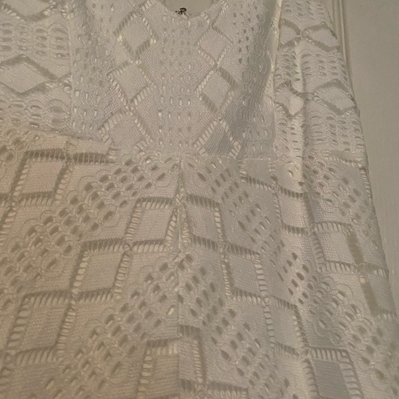 White Lace Dress Size Small - Picture 3 of 3
